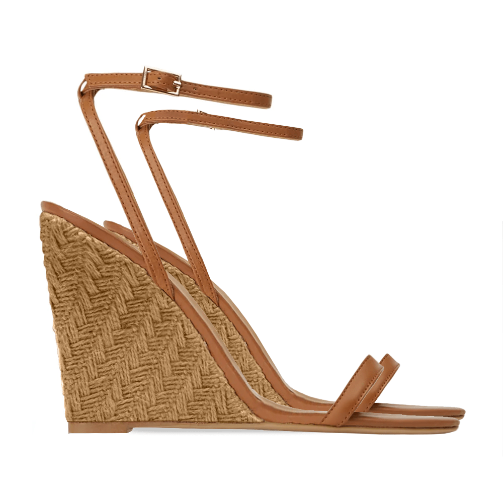 Identità Sandali DORIS PELLE MARRONE