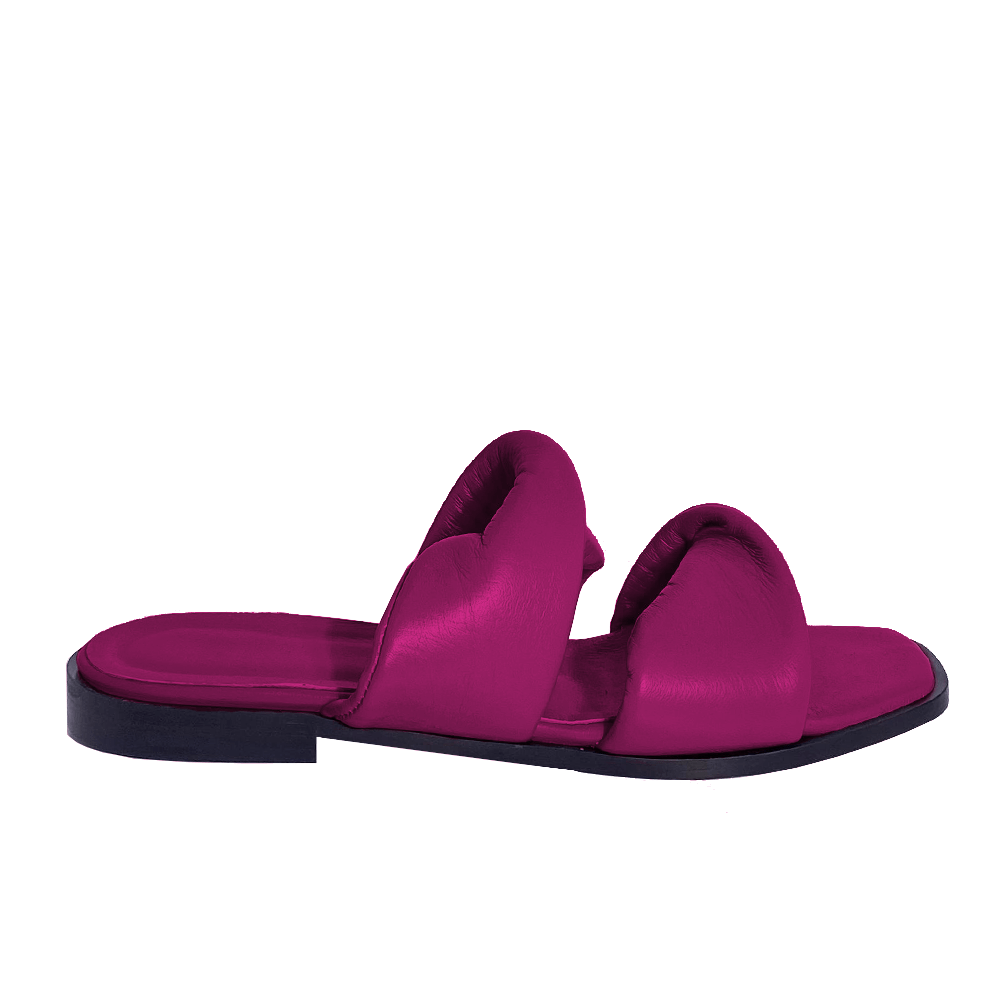 Identità Flat DIXIE PELLE BORDEAUX