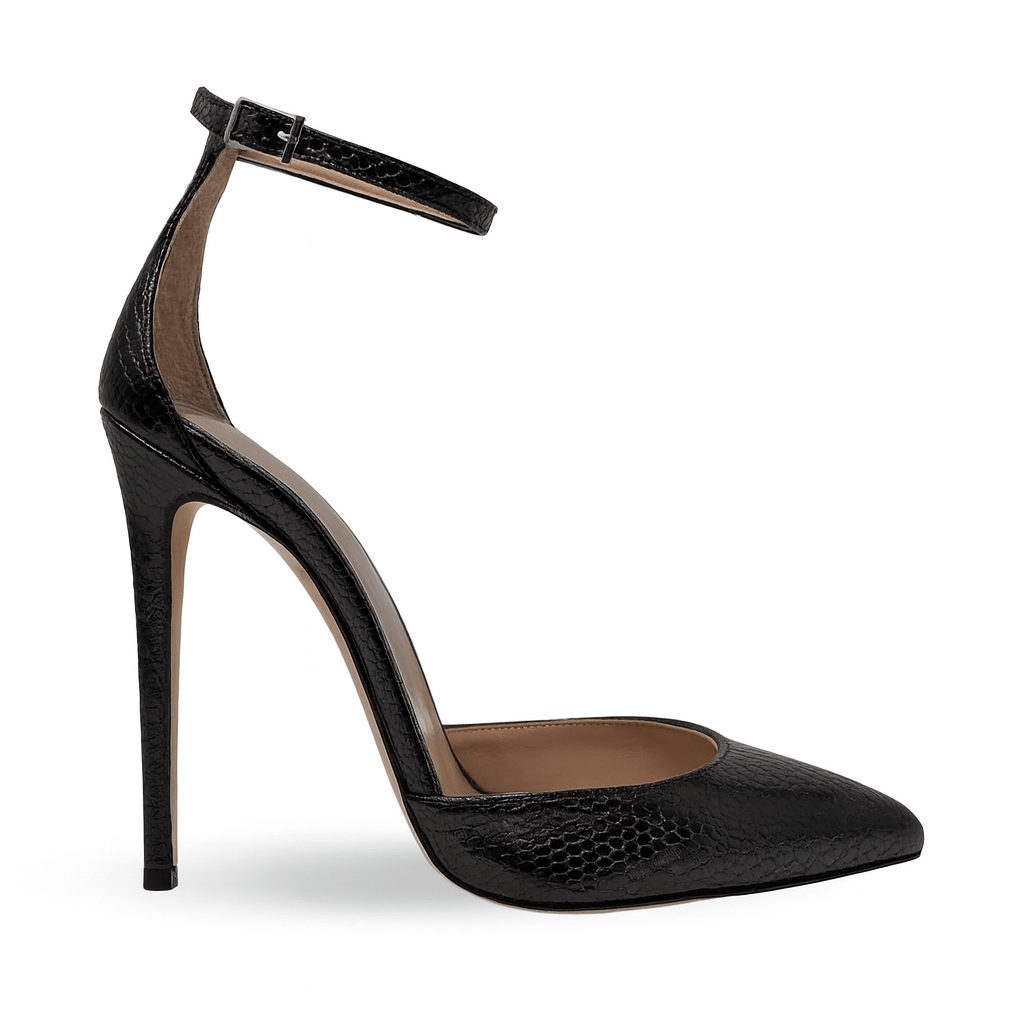 Identità Décolleté Slingback GIORGIA LAMINATO NERO