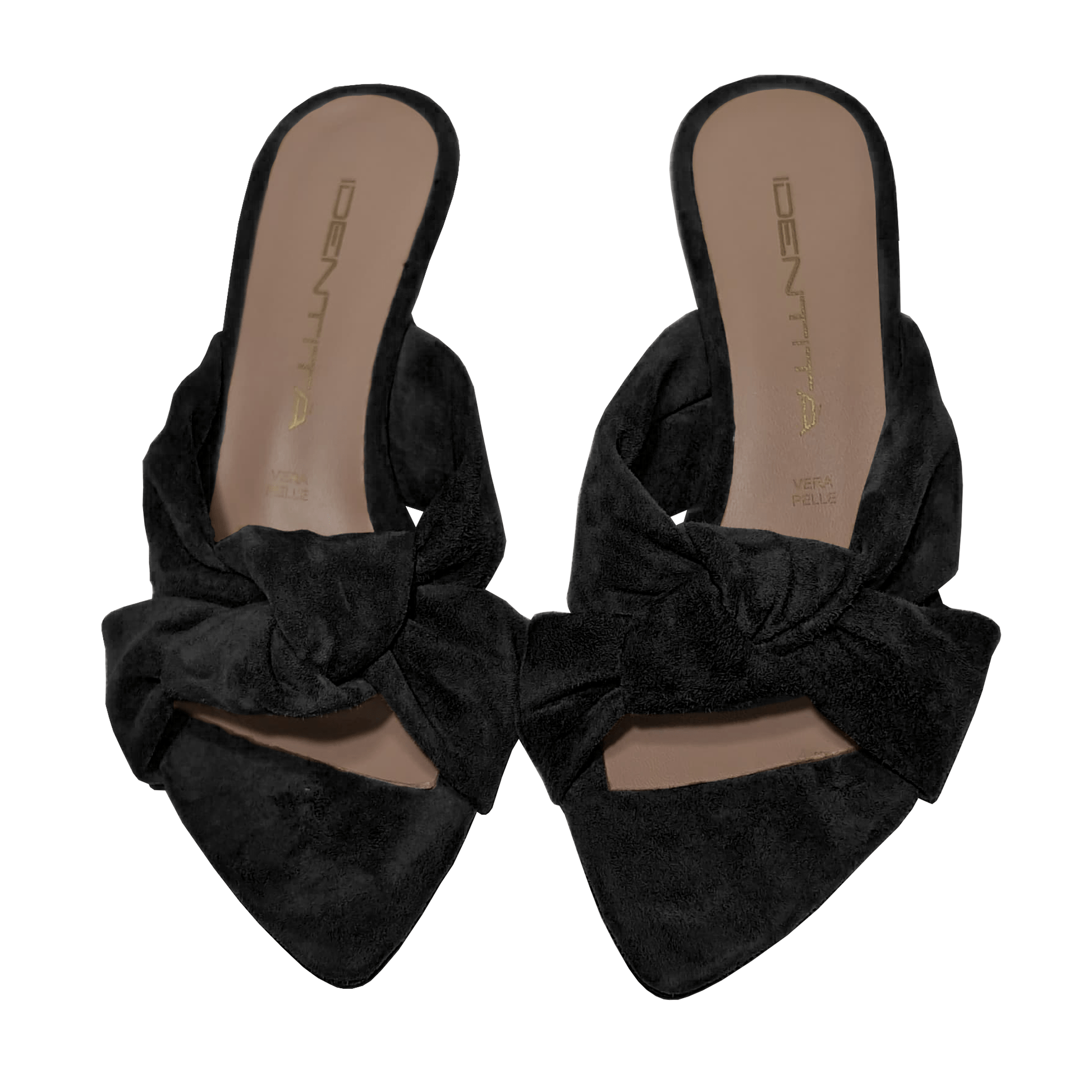 Identità Flat AVERY SUEDE NERO