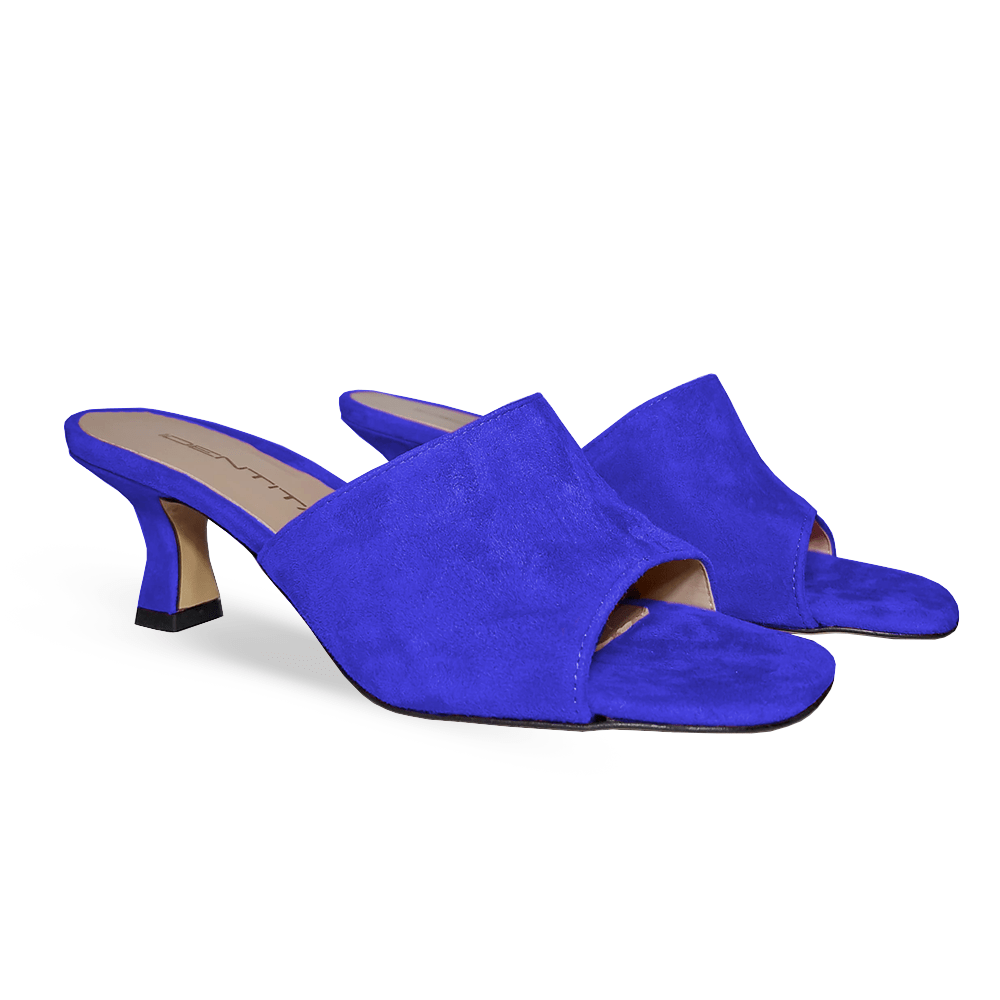 Identità Flat MILLY SUEDE BLU