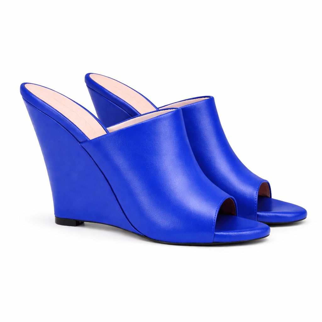 Identità Mules BERNADINE PELLE BLU
