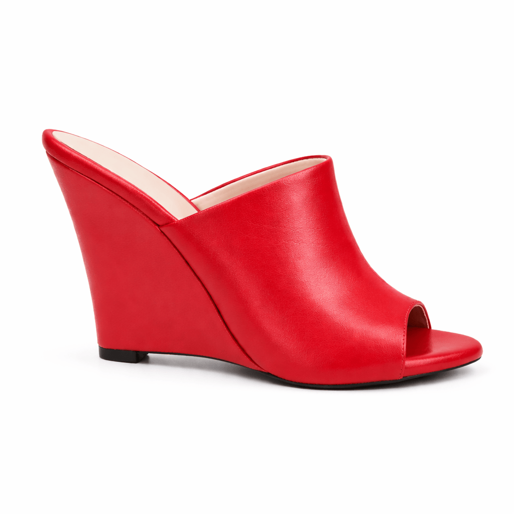 Identità Mules BERNADINE PELLE ROSSO
