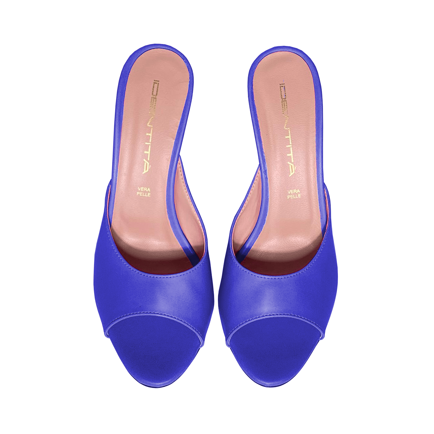 Identità Mules BEVERLY PELLE BLU
