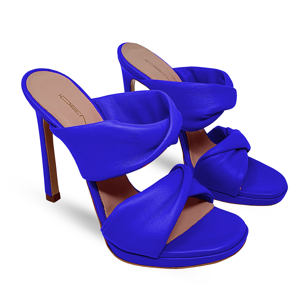 Identità Mules MATILDE PELLE BLU