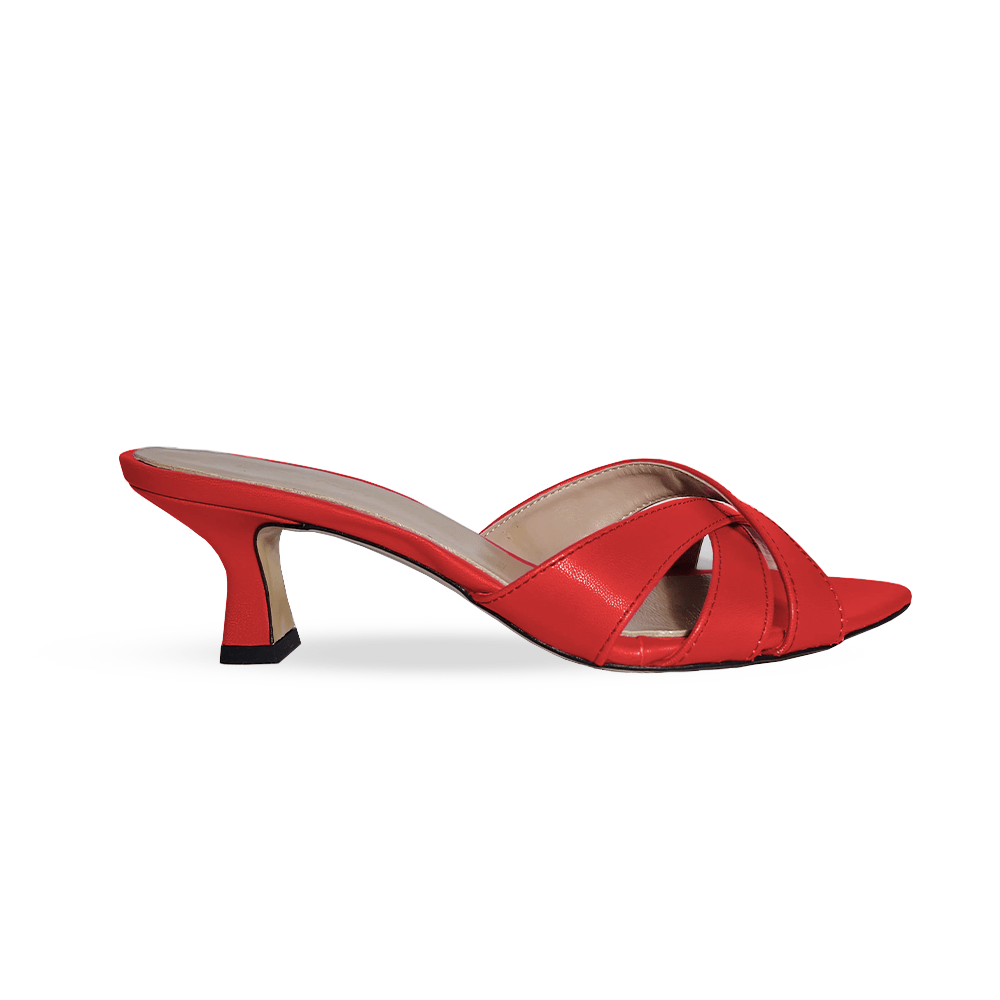 Identità Mules SOHA PELLE ROSSO