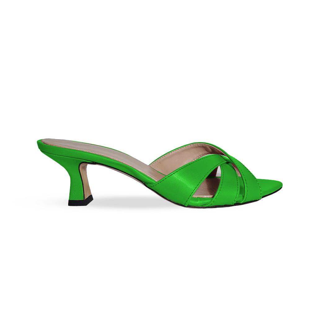 Identità Mules SOHA PELLE VERDE
