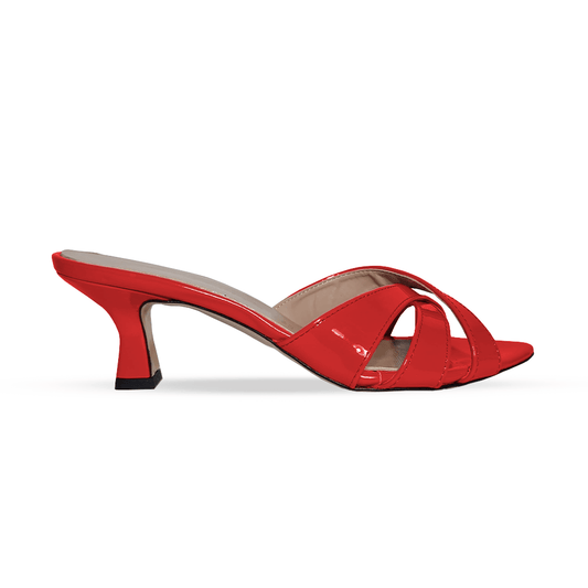 Identità Mules SOHA VERNICE ROSSO