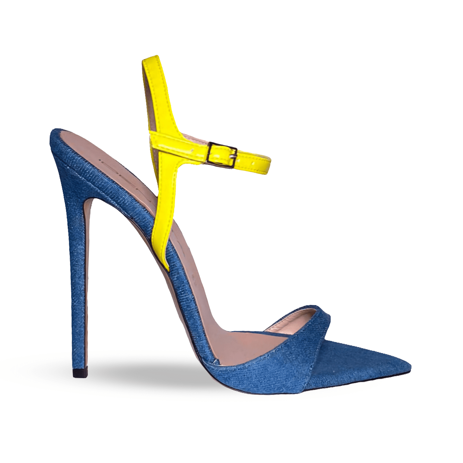 Identità Sandali BRIONY DENIM/GIALLO