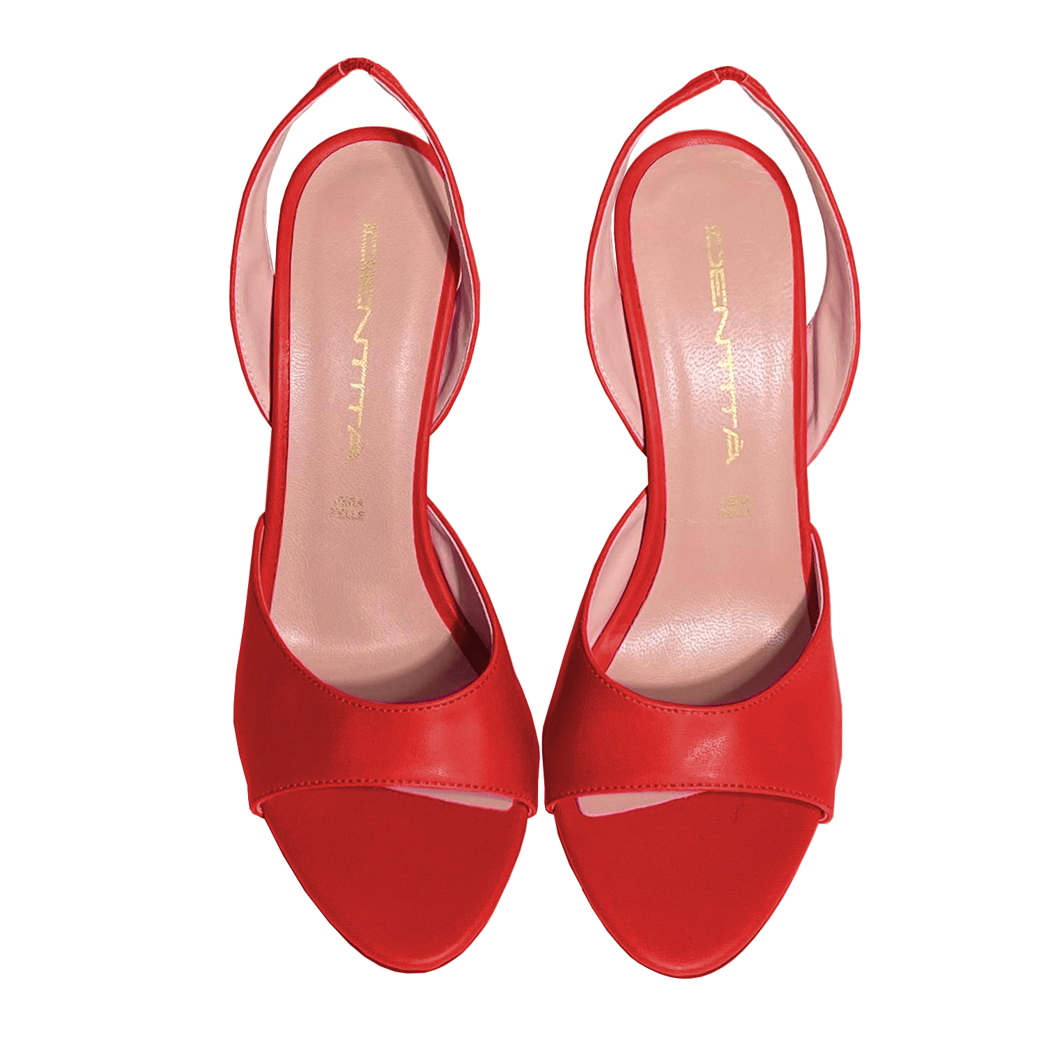 Identità Sandali ELSA PELLE ROSSO