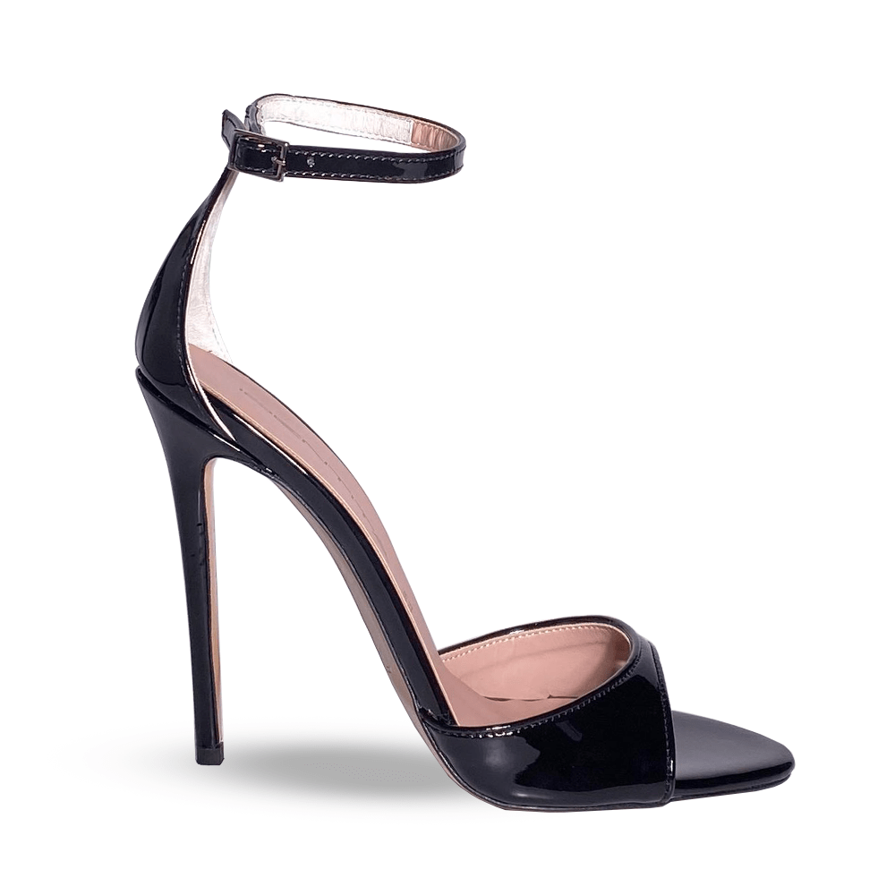 Identità Sandali RACHAEL VERNICE NERO