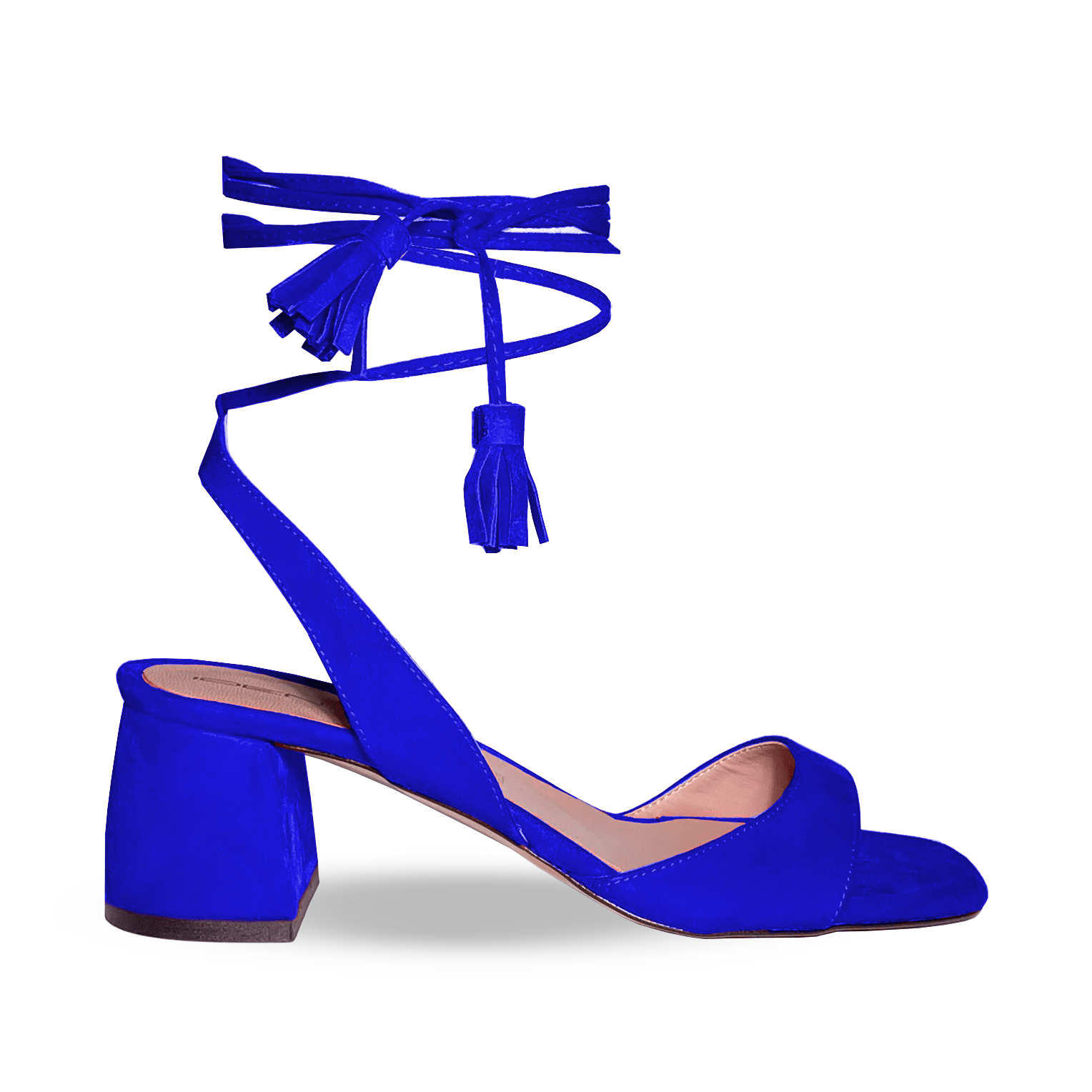 Identità Sandali stringati ANGELICA CAMOSCIO BLU