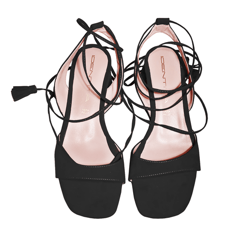 Identità Sandali stringati ANGELICA CAMOSCIO NERO