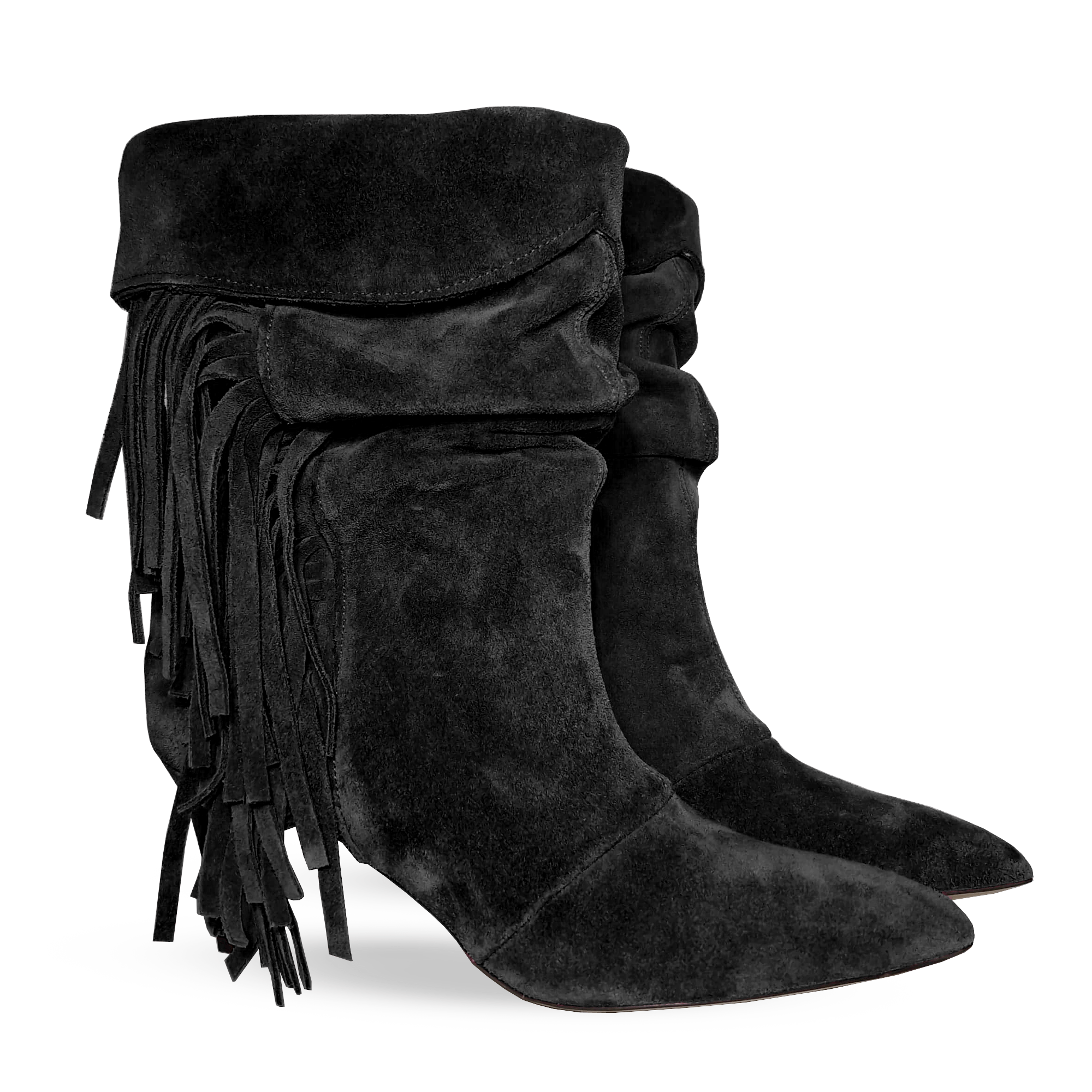 Identità Stivaletti BRIGIDA SCAMOSCIATO NERO