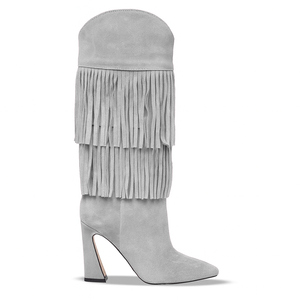 Identità Stivali ANTONIA CAMOSCIO GRIGIO