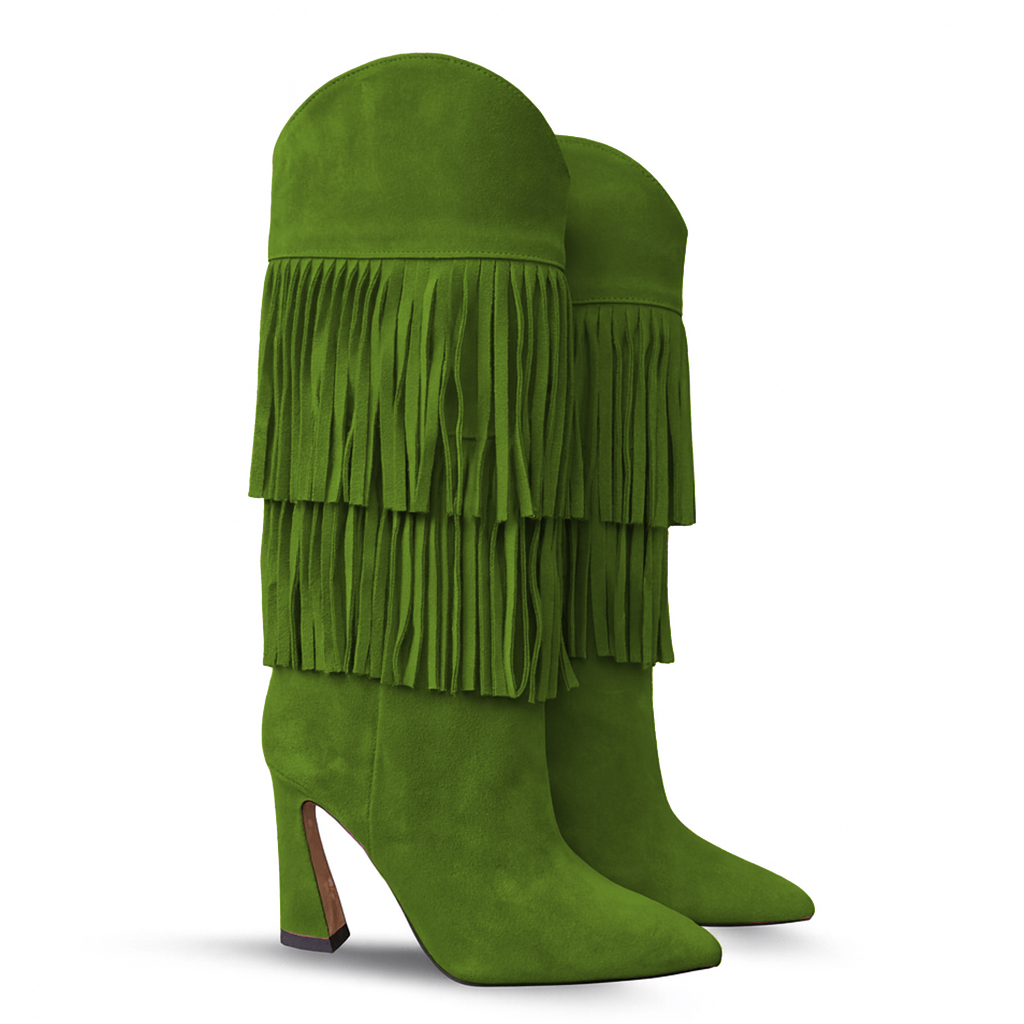 Identità Stivali ANTONIA CAMOSCIO VERDE
