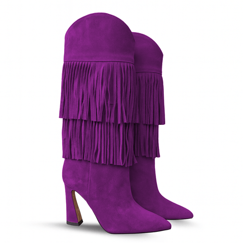 Identità Stivali ANTONIA CAMOSCIO VIOLA