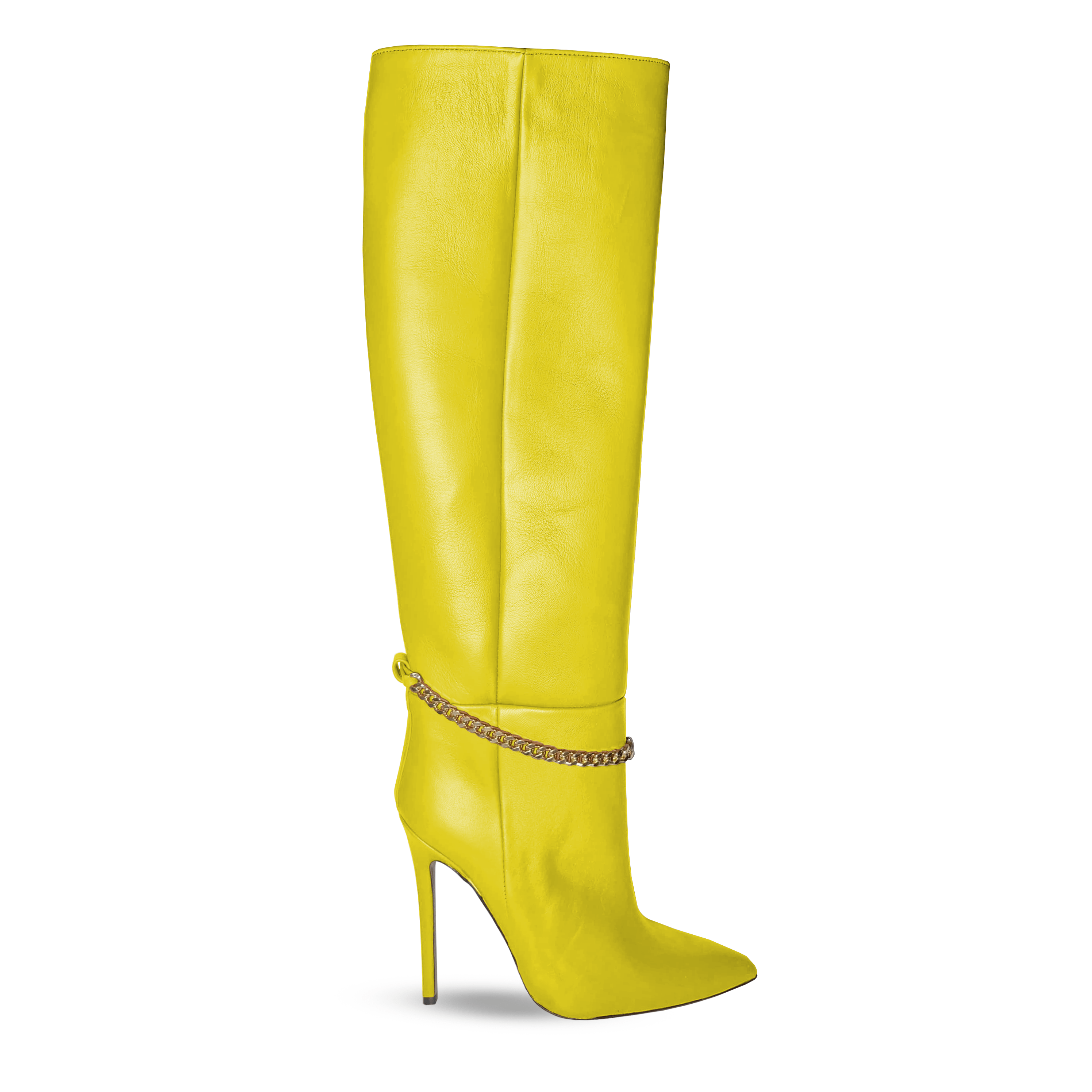 Identità Stivali CONCETTA PELLE GIALLO