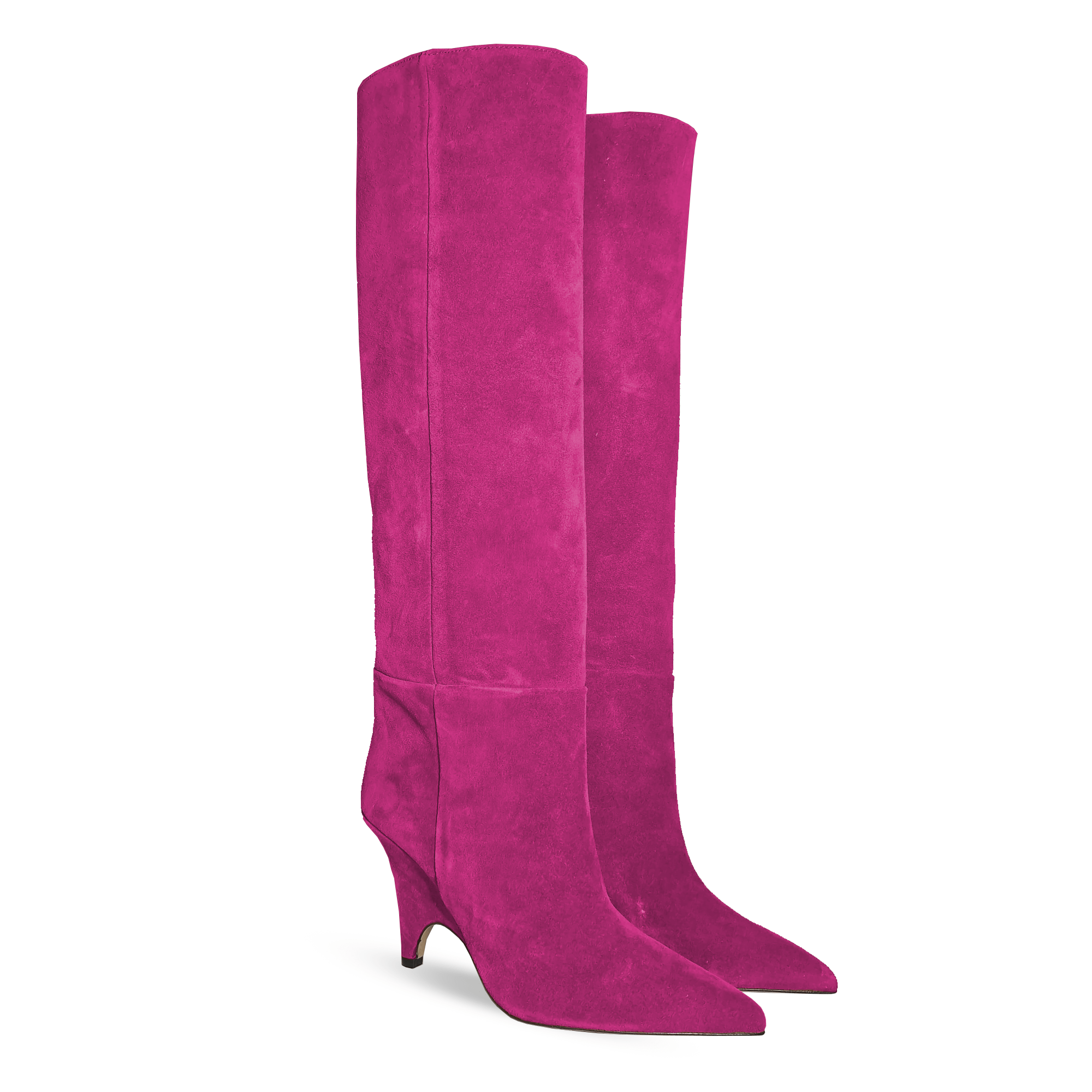 Identità Stivali DARCEY SCAMOSCIATO FUCSIA