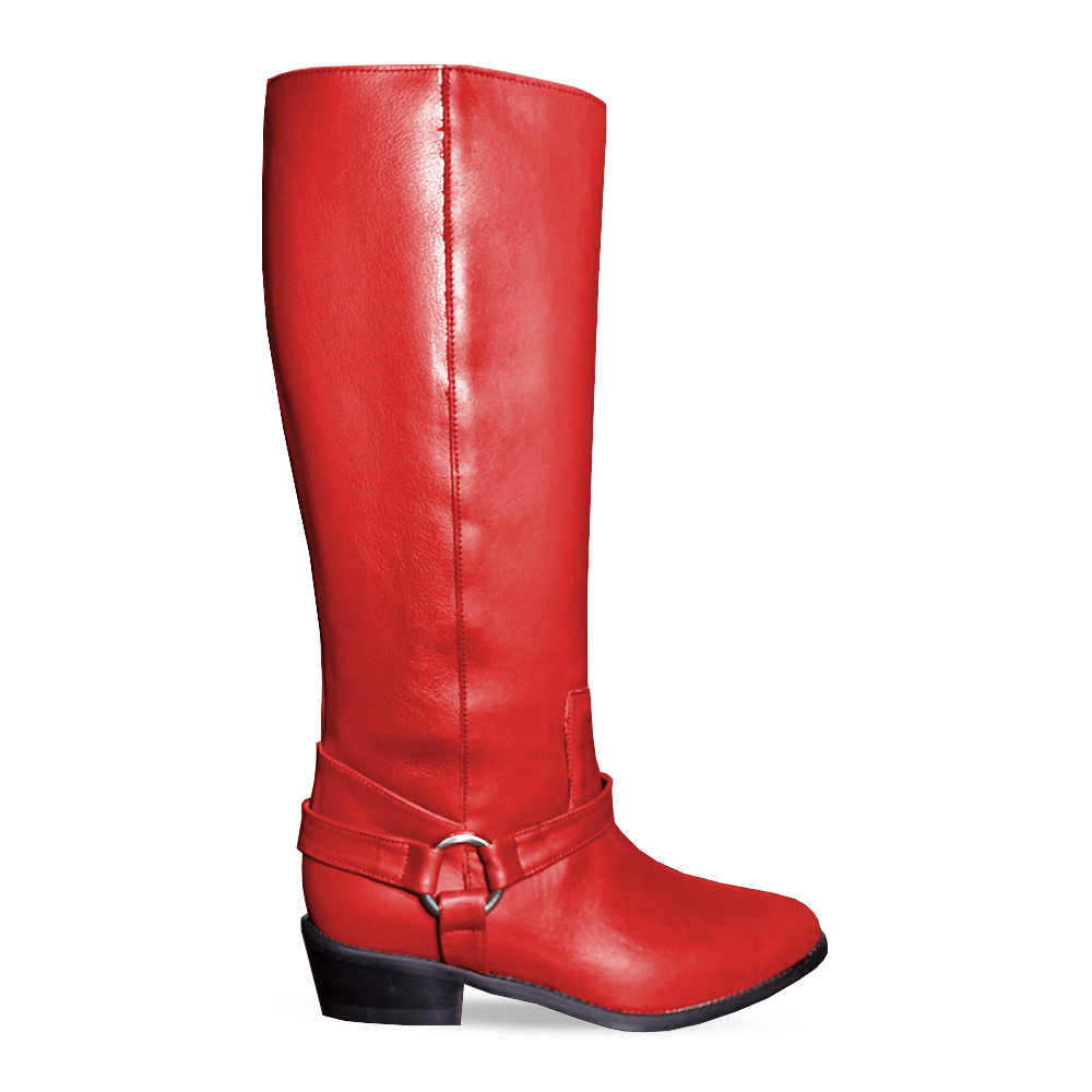 Identità Stivali DESIREE PELLE ROSSO