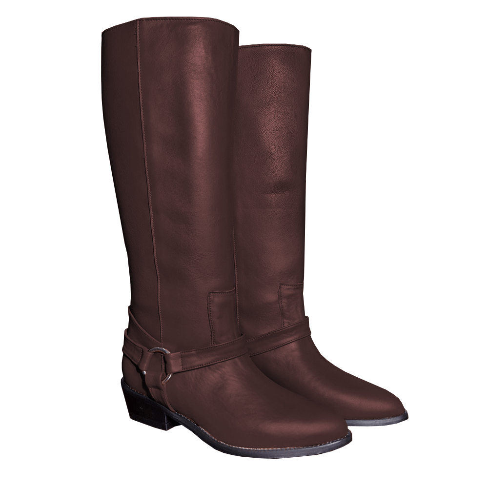 Identità Stivali DESIREE PELLE TESTA DI MORO