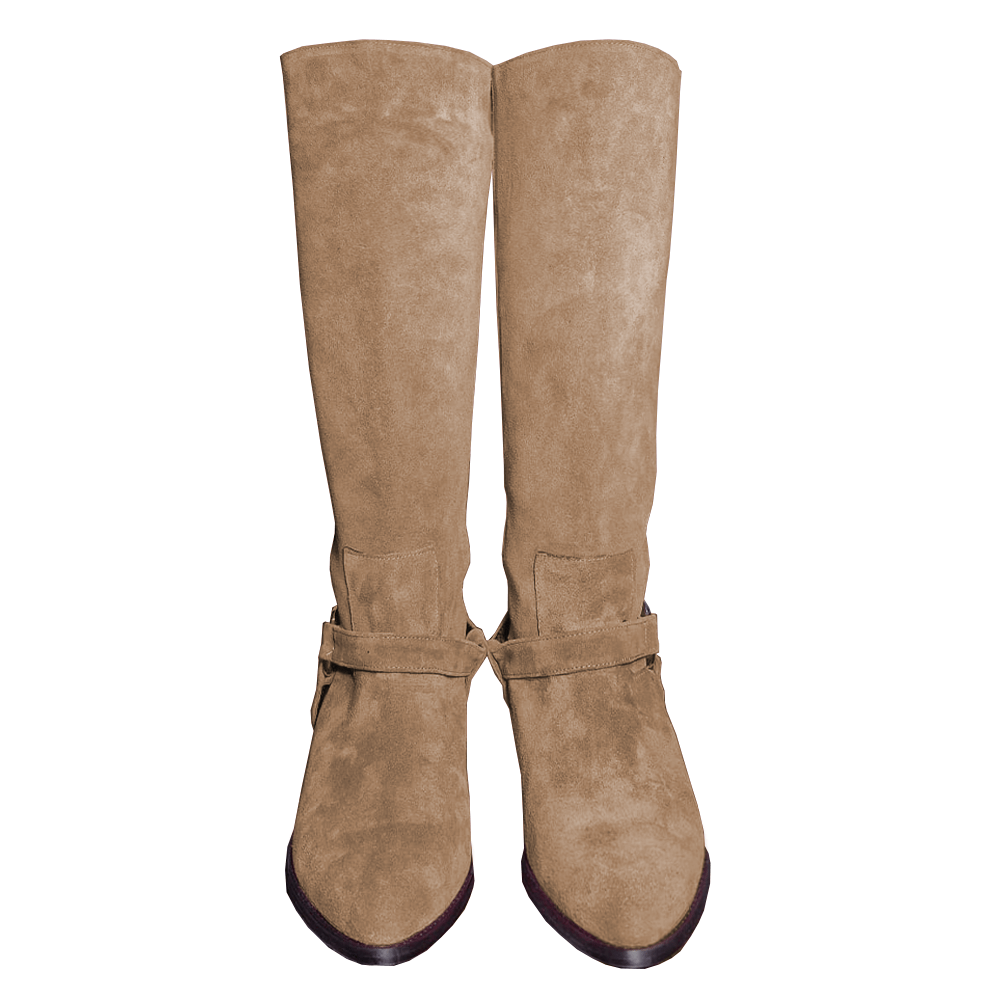 Identità Stivali DESIREE SCAMOSCIATO CUOIO