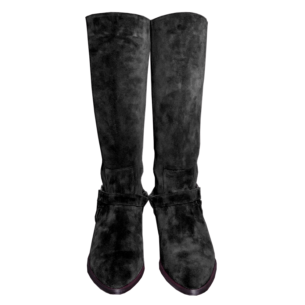 Identità Stivali DESIREE SCAMOSCIATO NERO