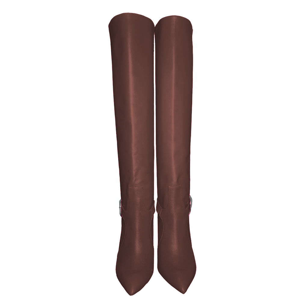 Identità Stivali ERSILIA PELLE TESTA DI MORO