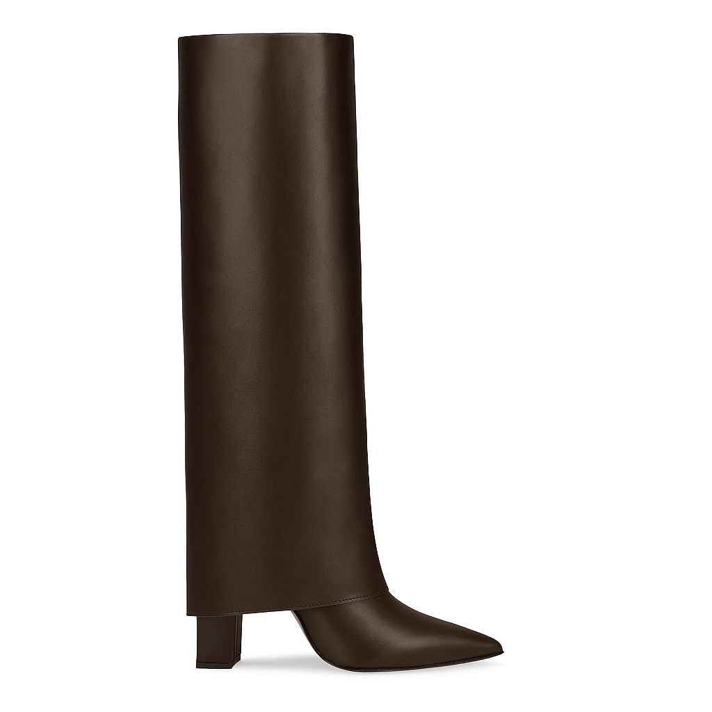 Identità Stivali ESTELA PELLE TESTA DI MORO