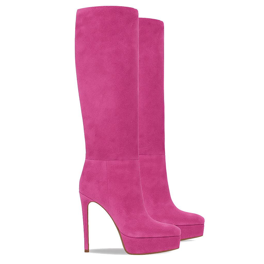 Identità Stivali LUCREZIA CAMOSCIO FUCSIA