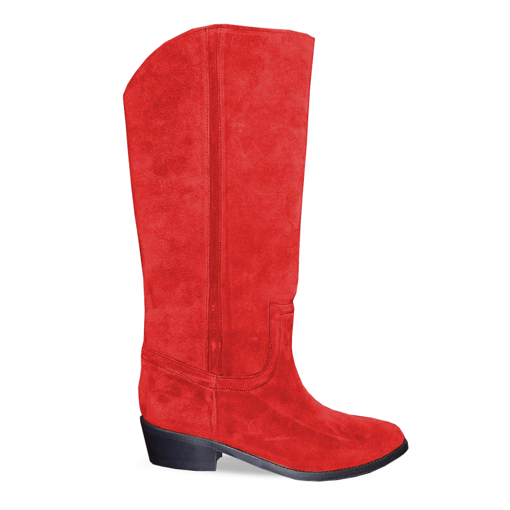 Identità Stivali MICAELA SCAMOSCIATO ROSSO