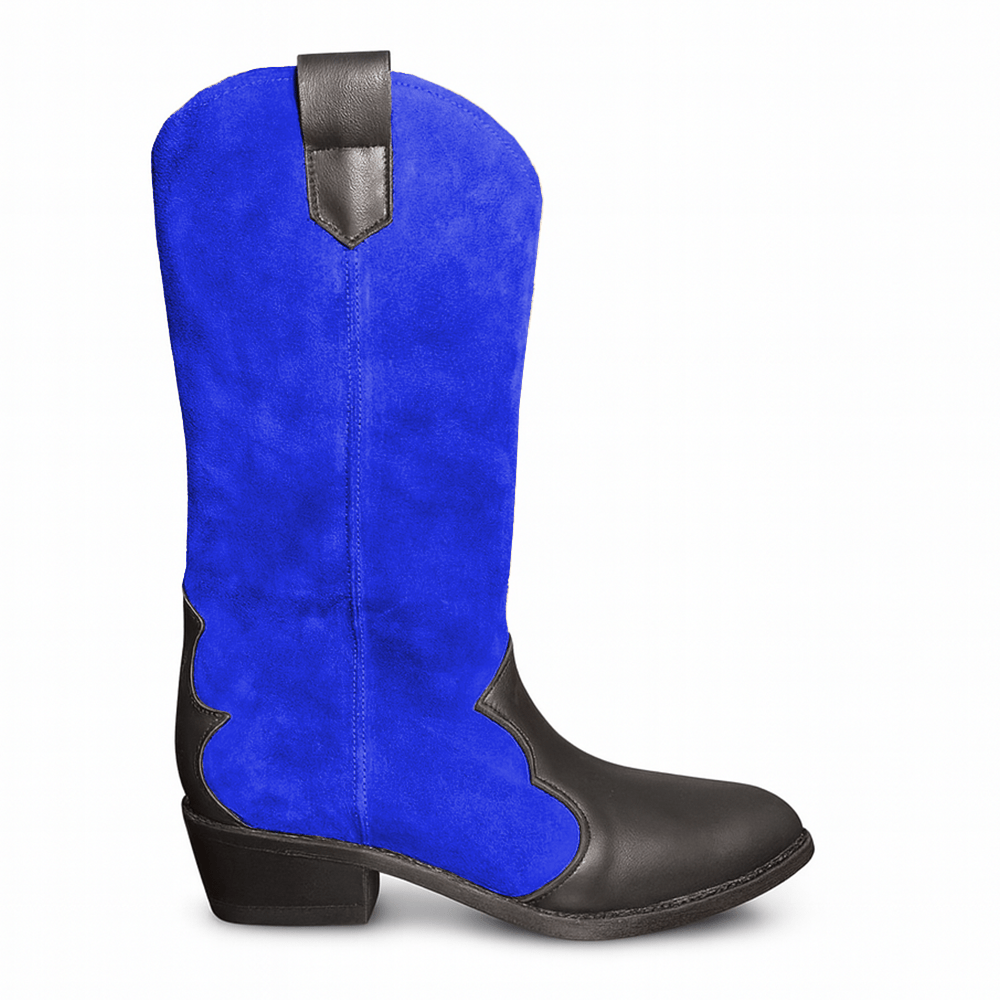 Identità Stivali NICOL SCAMOSCIATO BLU