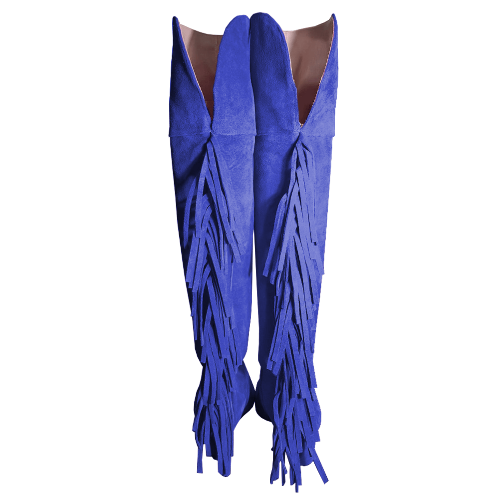 Identità Stivali VALENTINE SCAMOSCIATO BLU