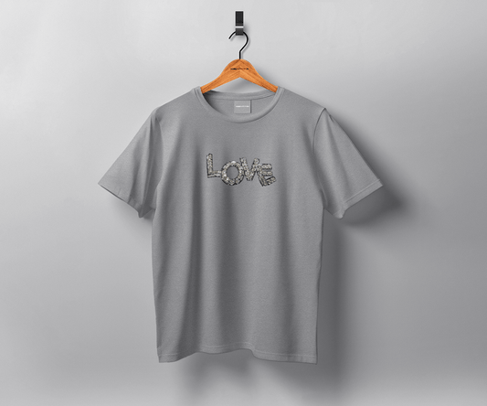 Identità T-Shirt Taglia unica T-shirt a maniche corte - GRIGIO