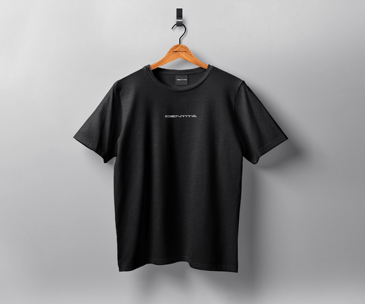 Identità T-Shirt Taglia unica T-shirt a maniche corte - NERO