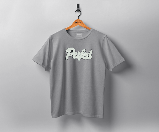 Identità T-Shirt Taglia unica T-shirt a maniche corte - PERFECT - GRIGIO
