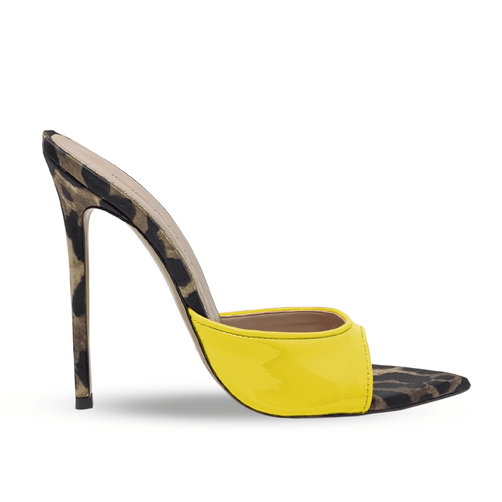 Identità Mules JALISA ANIMALIER/GIALLO