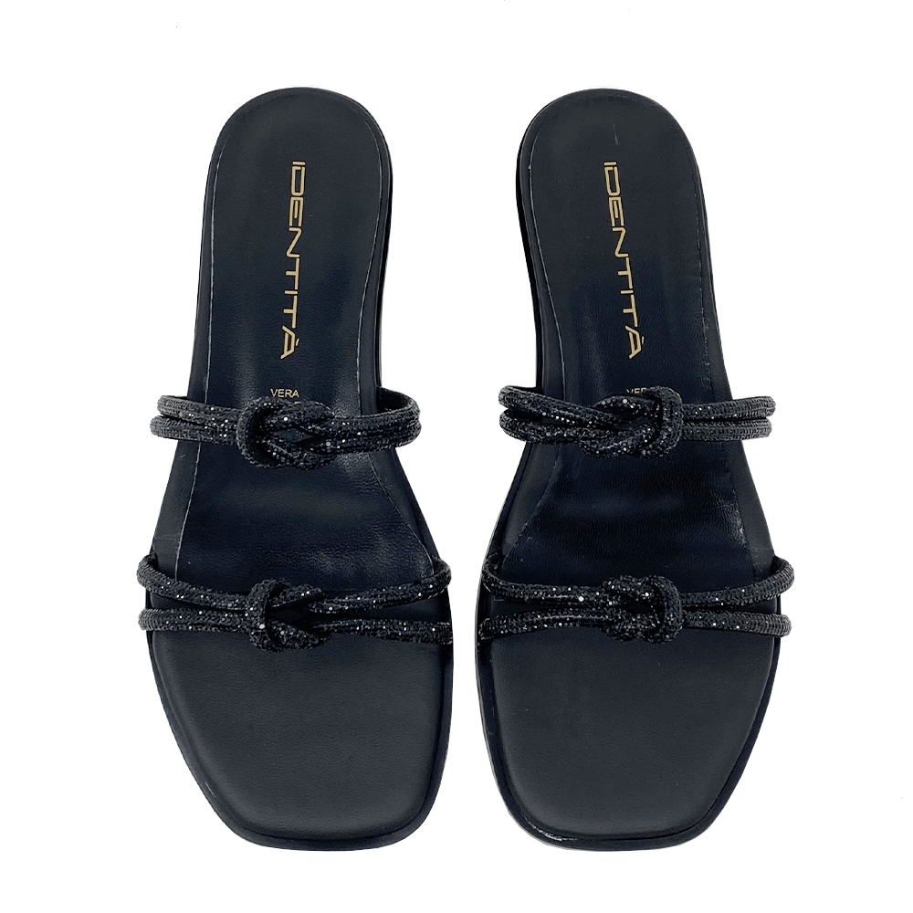 Identità Flat LINDA PELLE NERO