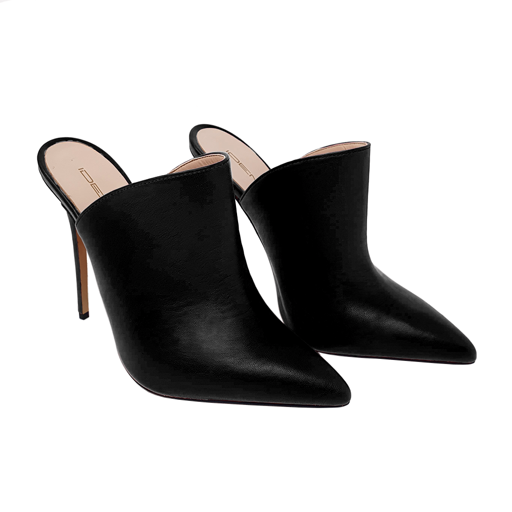 Identità Mules HEBA PELLE NERO