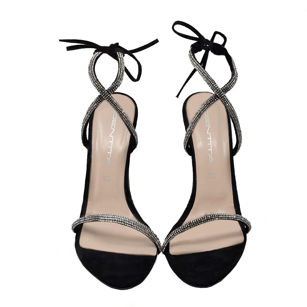 Identità Sandali ELISA SCAMOSCIATO NERO