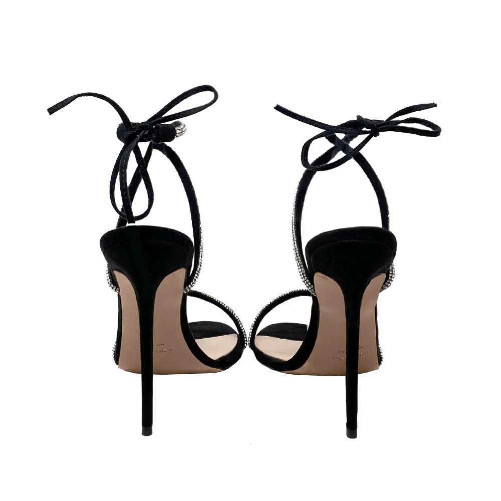 Identità Sandali ELISA SCAMOSCIATO NERO