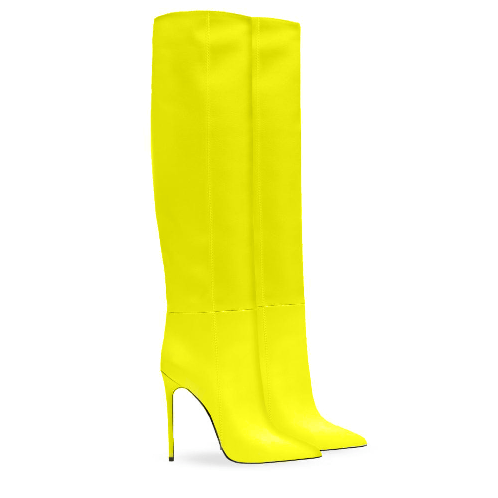 Identità Stivali DAYNA PELLE GIALLO