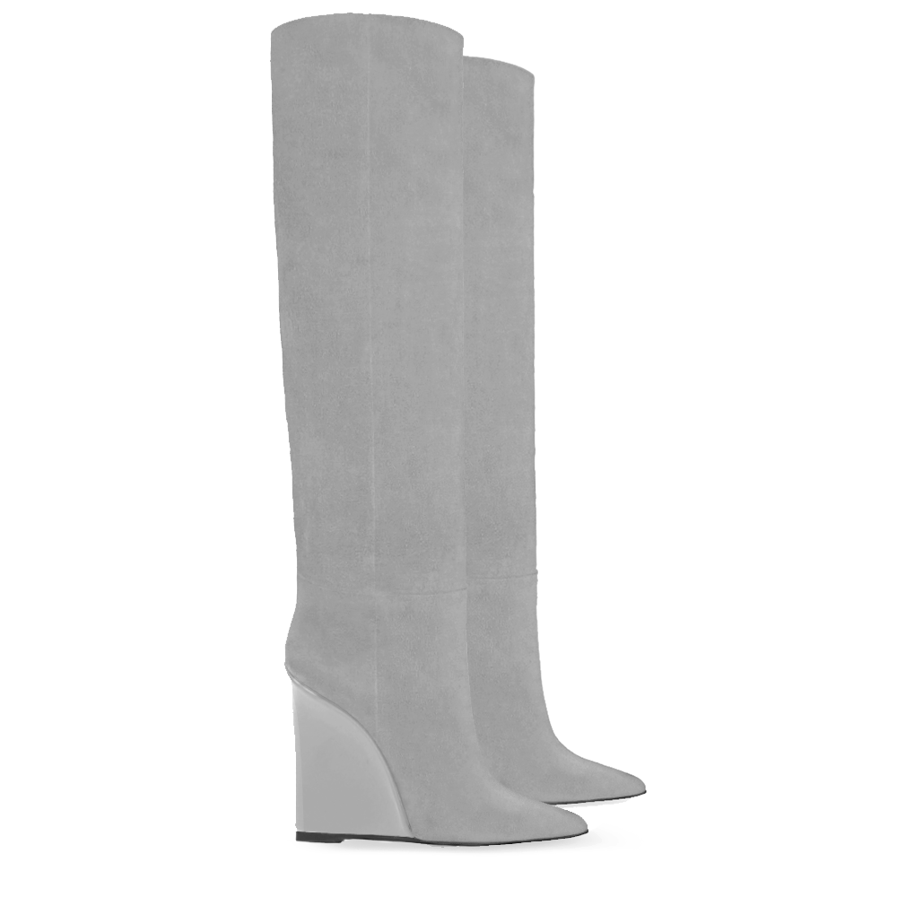 Identità Stivali FARAH CAMOSCIO GRIGIO