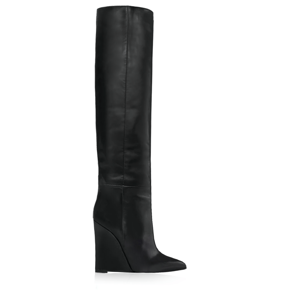 Identità Stivali FARAH PELLE NERO