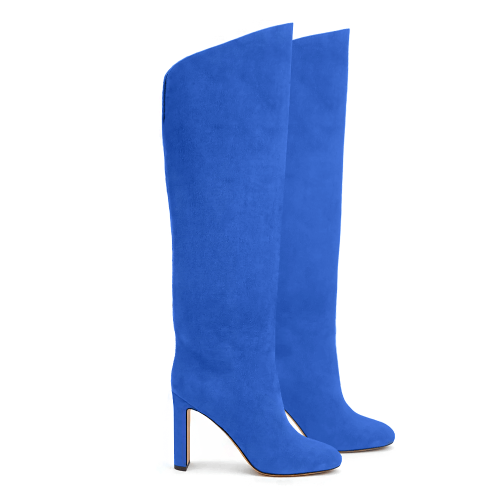 Identità Stivali GINEVRA SCAMOSCIATO BLU