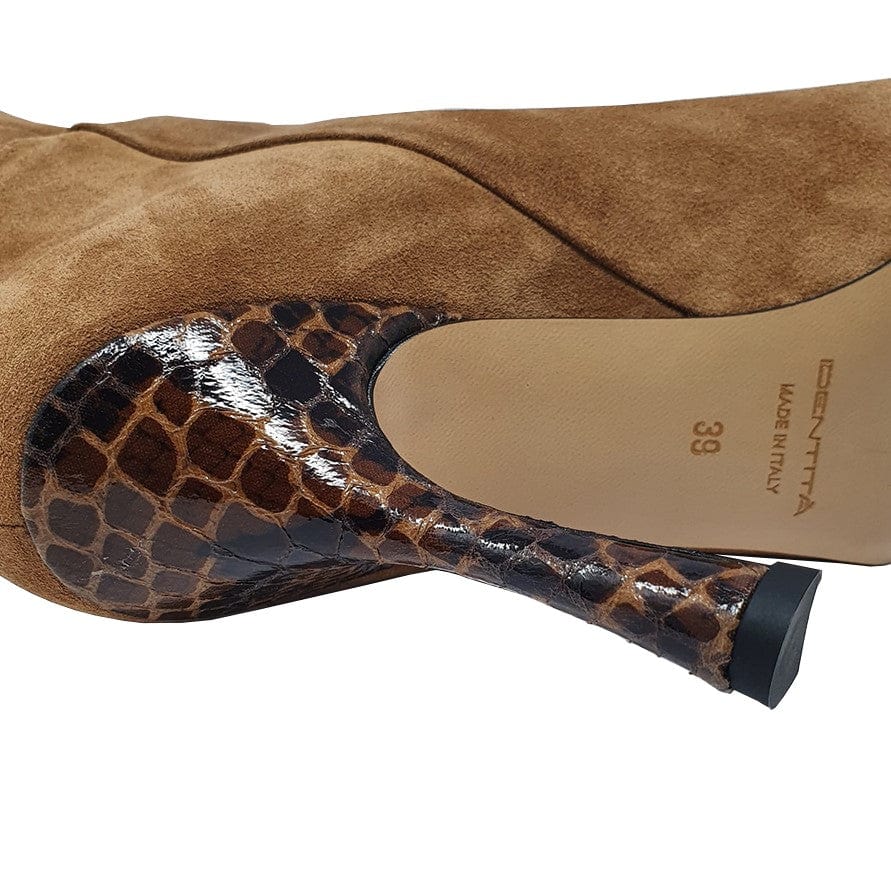 Identità Stivali MARA SCAMOSCIATO CUOIO