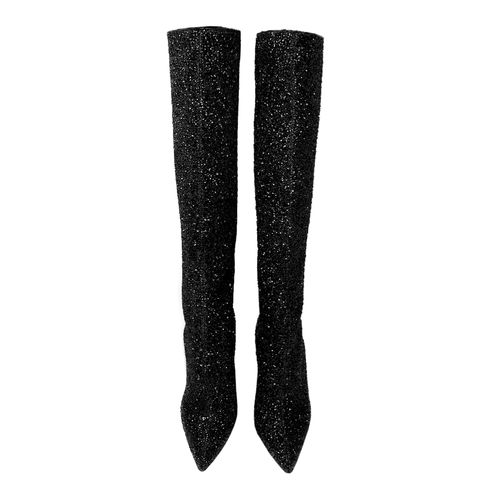 Identità Stivali SHINE GLITTER NERO