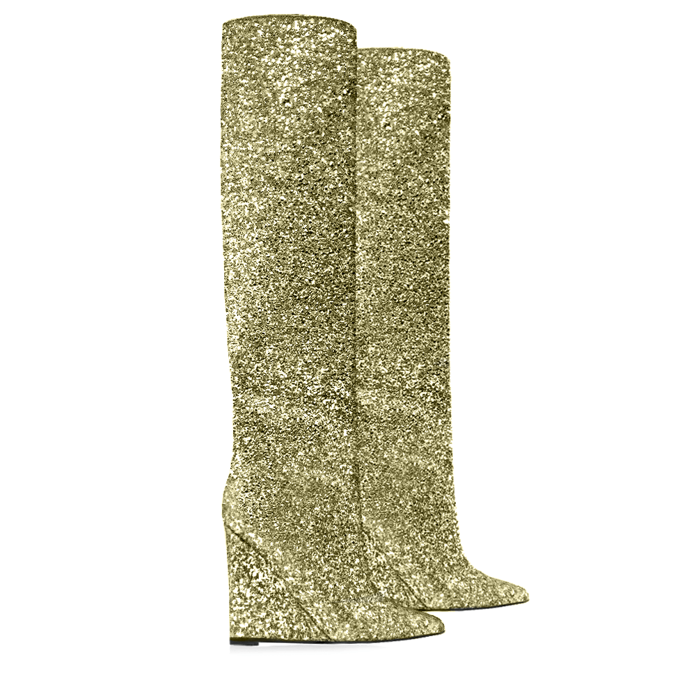 Identità Stivali SHINE GLITTER ORO