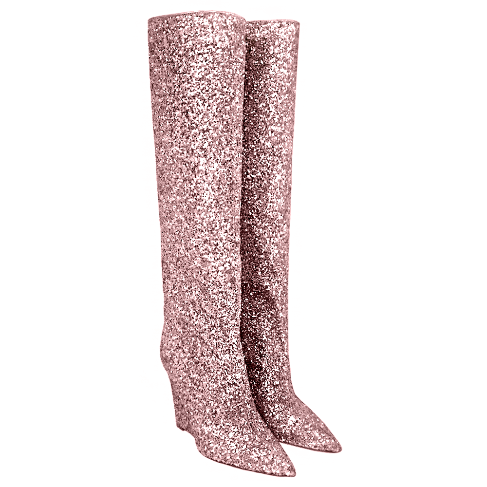 Identità Stivali SHINE GLITTER ROSA