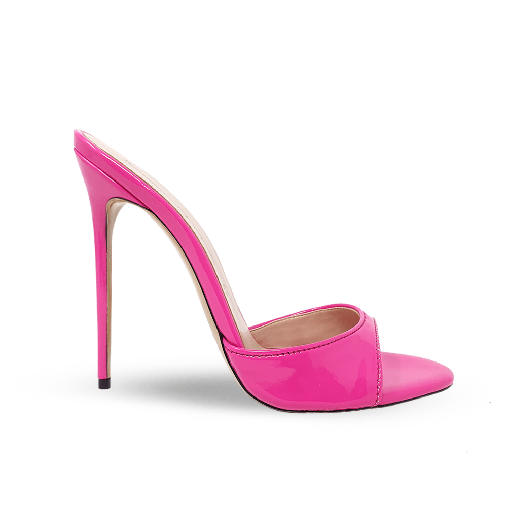 Identità Mules JILL VERNICE FUCSIA